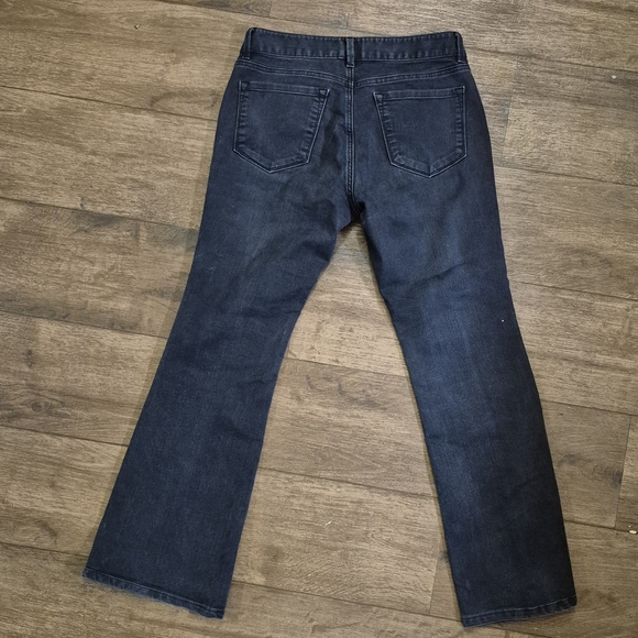LOFT Curvy Flare Denim in Deep Indigo - Picture 2 of 4